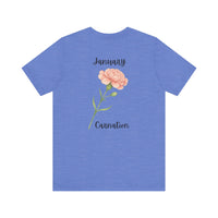 Load image into Gallery viewer, January Carnation Birth Month Tee
