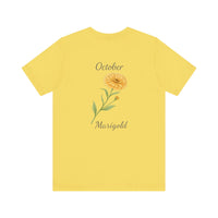 Load image into Gallery viewer, October Marigold Birth Month Tee
