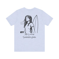 Load image into Gallery viewer, My Little Surfer Girl Short Sleeve Tee, Beach Vibes Shirt
