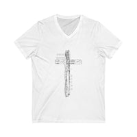 Load image into Gallery viewer, Jesus Saves, I Spend – Women&#39;s Christian V-Neck Tee
