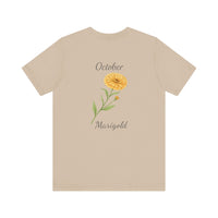 Load image into Gallery viewer, October Marigold Birth Month Tee
