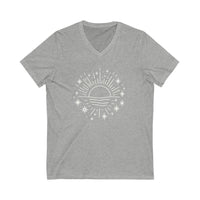 Load image into Gallery viewer, Here Comes The Sun V-Neck Tee
