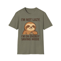 Load image into Gallery viewer, I&#39;m Not Lazy I&#39;m On Energy Saving Mode, Funny Sloth Tee
