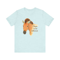 Load image into Gallery viewer, Dare to Be Different Zebra Tee
