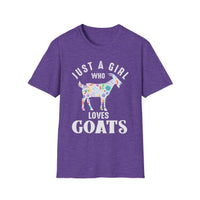 Load image into Gallery viewer, Just a Girl Who Loves Goats Tee
