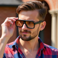 Load image into Gallery viewer, European And American Fashion Square Sunglasses Men
