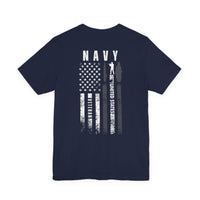 Load image into Gallery viewer, NAVY Veteran Flag T-Shirt – United States Military Tribute Tee
