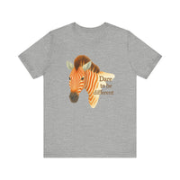 Load image into Gallery viewer, Dare to Be Different Zebra Tee
