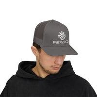 Load image into Gallery viewer, Trucker Cap — PIER &amp; CO Embroidered Logo Snapback