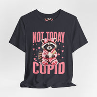 Load image into Gallery viewer, Not Today Cupid T-Shirt — Cute Raccoon Valentine Tee