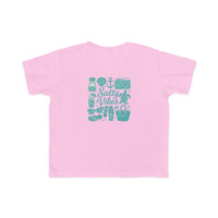 Load image into Gallery viewer, Salty Vibes Toddler Summer Tee with Salty Vibes Design, Beachwear, Kid&#39;s Fashion, Vacation Outfit, Playful Gift
