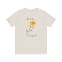 Load image into Gallery viewer, October Marigold Birth Month Tee
