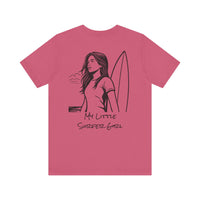Load image into Gallery viewer, My Little Surfer Girl Short Sleeve Tee, Beach Vibes Shirt
