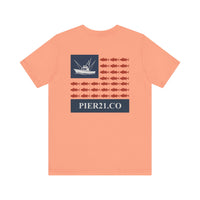 Load image into Gallery viewer, Stars, Stripes &amp; Tuna Bites Fishing Inspired Graphic Tee, Unisex Fishing Shirt
