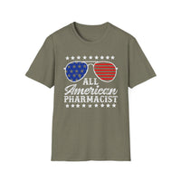 Load image into Gallery viewer, All American Pharmacist, Patriotic Tee
