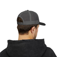 Load image into Gallery viewer, Trucker Cap — PIER &amp; CO Embroidered Logo Snapback