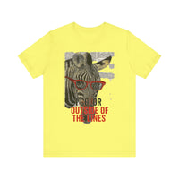 Load image into Gallery viewer, I Color Outside The Lines Zebra Tee
