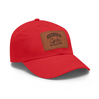 Load image into Gallery viewer, Georgia Peach Leather Patch Hat
