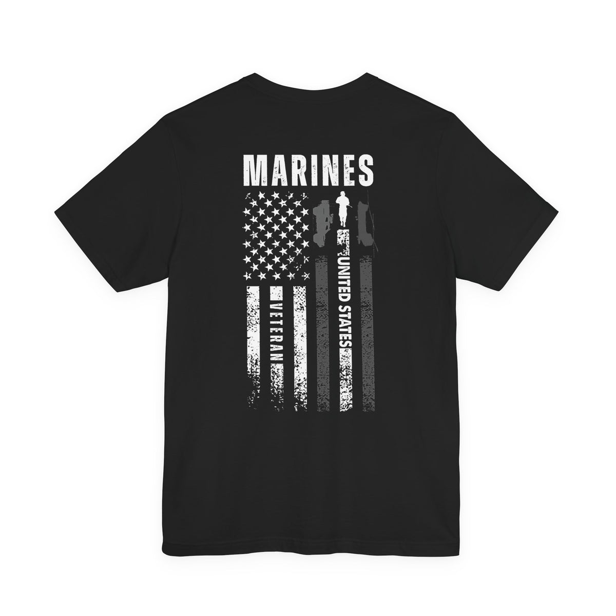 Marines Veteran Flag T-Shirt – United States Military Tribute Tee