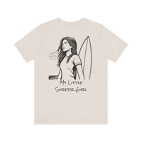 Load image into Gallery viewer, My Little Surfer Girl Short Sleeve Tee, Beach Vibes Shirt
