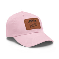 Load image into Gallery viewer, Georgia Peach Leather Patch Hat
