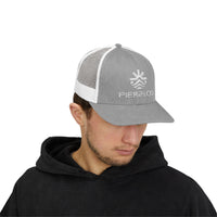 Load image into Gallery viewer, Trucker Cap — PIER &amp; CO Embroidered Logo Snapback