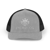 Load image into Gallery viewer, Trucker Cap — PIER &amp; CO Embroidered Logo Snapback