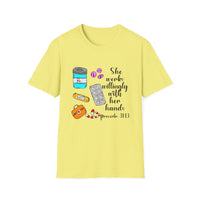 Load image into Gallery viewer, She Works Willingly With Her Hands Tee
