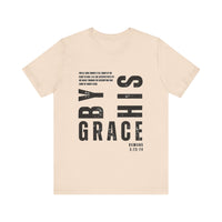 Load image into Gallery viewer, &#39;By His Grace&#39; Faith Inspired Tee
