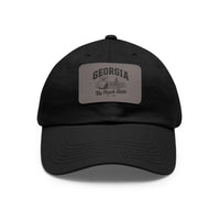 Load image into Gallery viewer, Georgia Peach Leather Patch Hat
