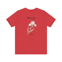 Load image into Gallery viewer, February Iris Birth Month Tee

