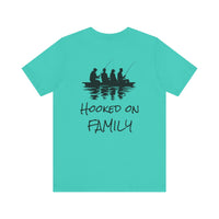 Load image into Gallery viewer, Hooked on Family Fishing Tee, Unisex Fishing T-Shirt
