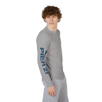 Load image into Gallery viewer, Stars, Stripes &amp; Tuna Bites Men&#39;s UV Protection Long Sleeve Shirt (AOP)
