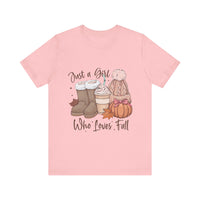 Load image into Gallery viewer, Just a Girl Who Loves Fall Tee
