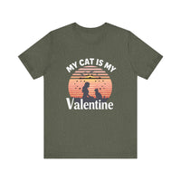 Load image into Gallery viewer, My Cat is My Valentine Tee
