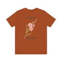 Load image into Gallery viewer, August Gladiolus Birth Month Tee
