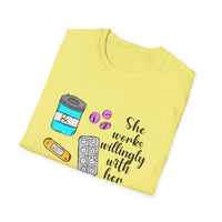 Load image into Gallery viewer, She Works Willingly With Her Hands Tee
