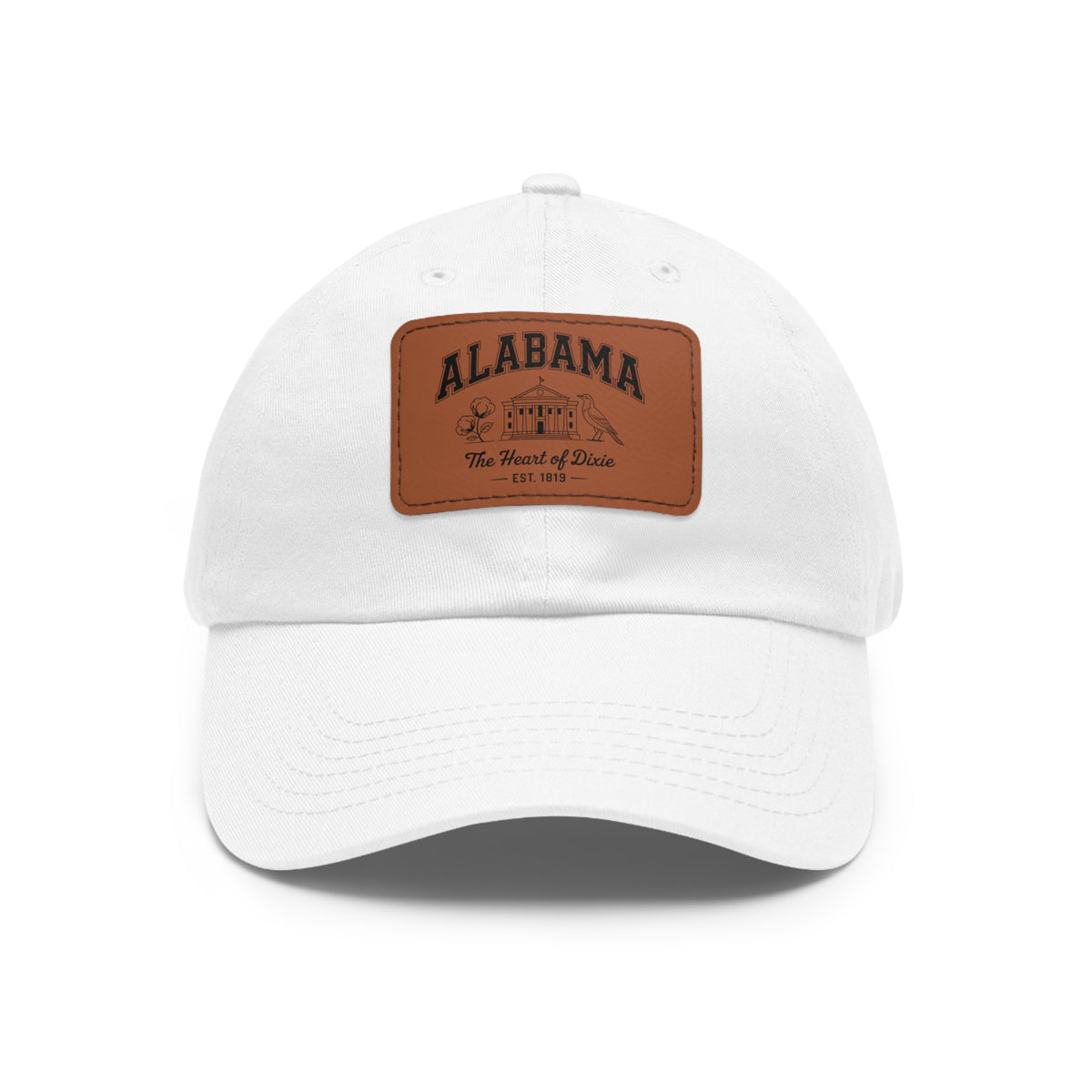 Alabama Heart of Dixie Leather Hat