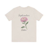 Load image into Gallery viewer, September Aster Birth Month Tee
