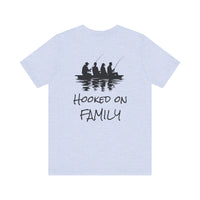 Load image into Gallery viewer, Hooked on Family Fishing Tee, Unisex Fishing T-Shirt

