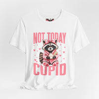Load image into Gallery viewer, Not Today Cupid T-Shirt — Cute Raccoon Valentine Tee