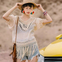 Load image into Gallery viewer, Women&#39;s Cut-out Beach Coat Sunscreen Clothes
