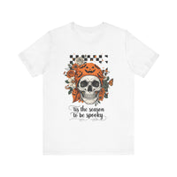 Load image into Gallery viewer, Tis The Season To Be Spooky Skeleton Tee
