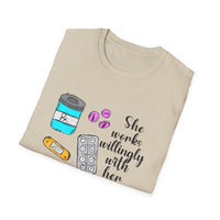 Load image into Gallery viewer, She Works Willingly With Her Hands Tee
