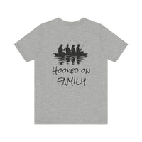 Load image into Gallery viewer, Hooked on Family Fishing Tee, Unisex Fishing T-Shirt
