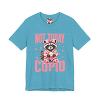 Load image into Gallery viewer, Not Today Cupid T-Shirt — Cute Raccoon Valentine Tee