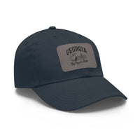 Load image into Gallery viewer, Georgia Peach Leather Patch Hat
