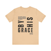 Load image into Gallery viewer, &#39;By His Grace&#39; Faith Inspired Tee
