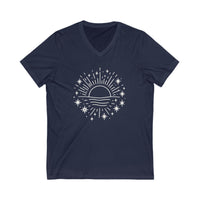 Load image into Gallery viewer, Here Comes The Sun V-Neck Tee
