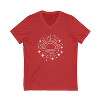 Load image into Gallery viewer, Here Comes The Sun V-Neck Tee
